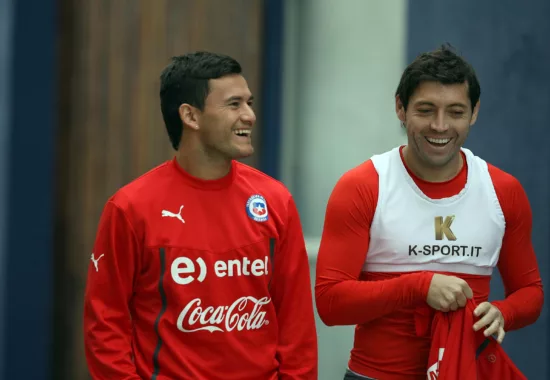 [FOTOS] Azules en La Roja de Sampaoli