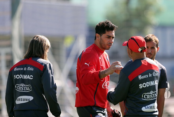 [Fotos] Selección Chilena: Los Azules entrenan pensando en Perú