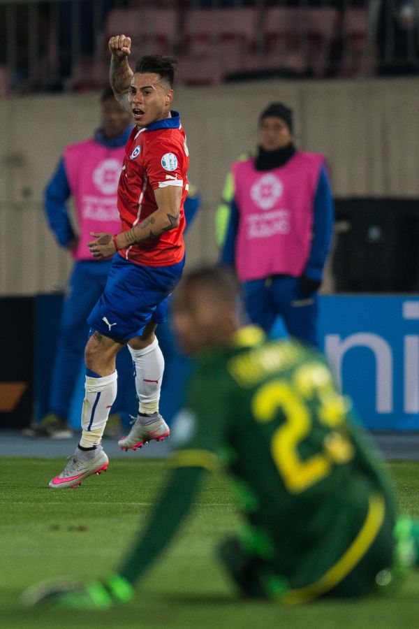 [Fotos] Eduardo Vargas liquidó el triunfo de Chile en el debut de Copa América