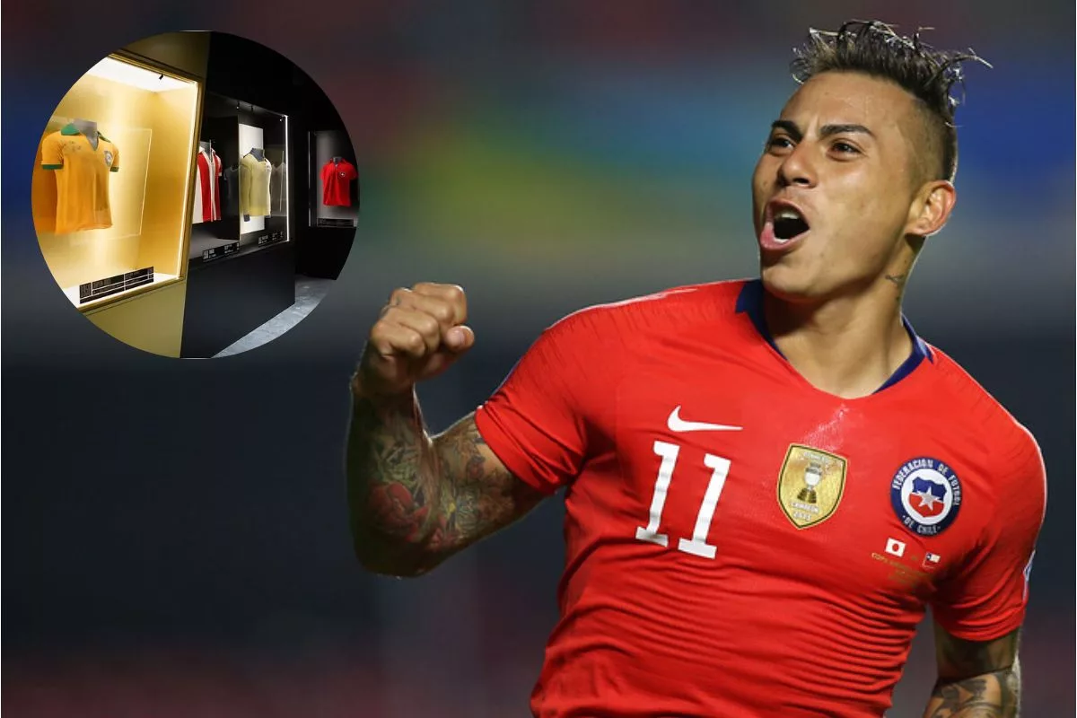 Camiseta de Eduardo Vargas la rompe en importante museo de España: "Es más icónica que la de la final que le ganaron a Argentina"