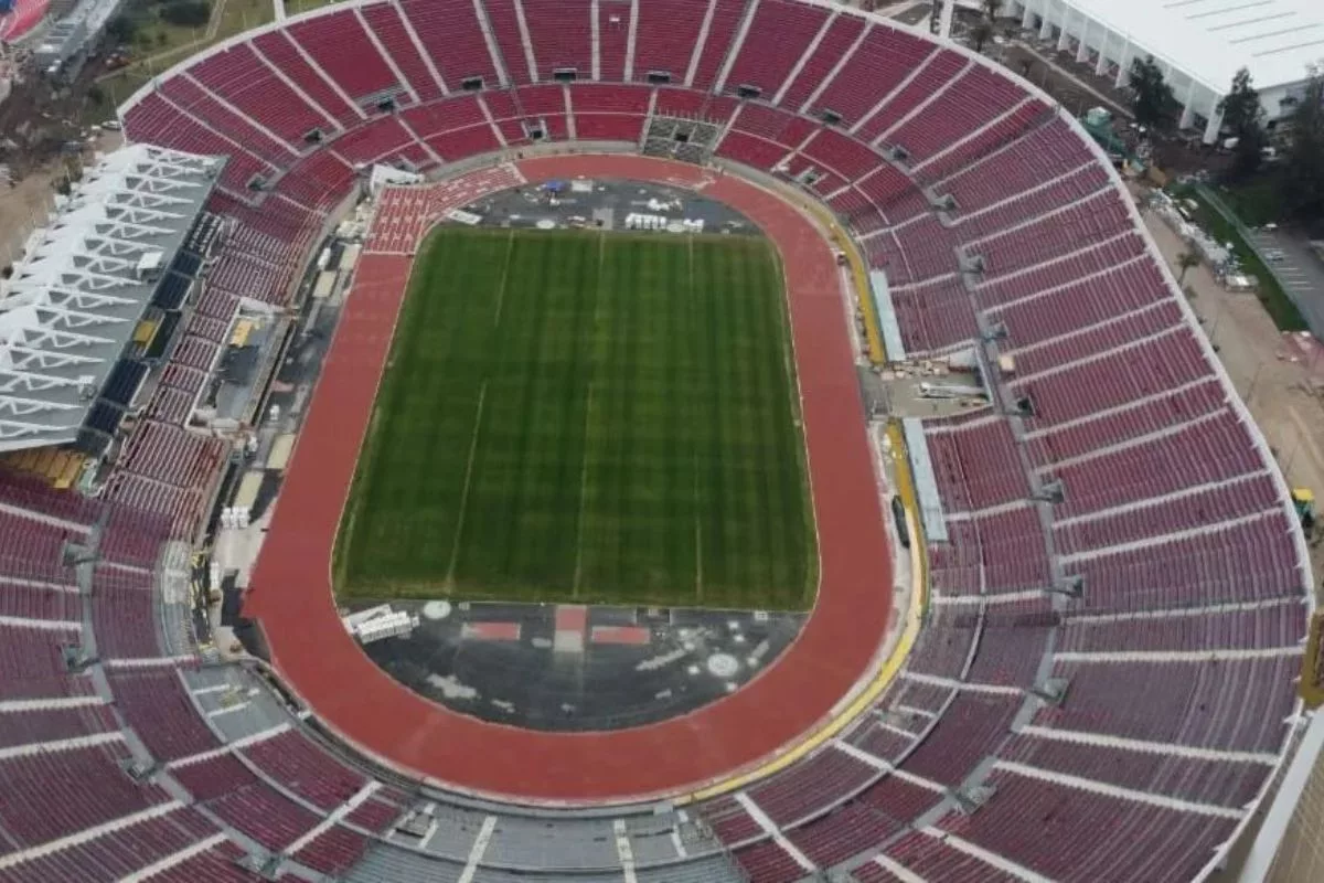 No está para el fútbol: IND mostró avances del Estadio Nacional con vistas a Santiago 2023