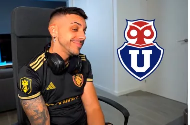 ¡Ícono Super Prime! Hinchas de U. de Chile convencieron a reconocido streamer DJMariio a incorporar el escudo de la U en su canal Twitch