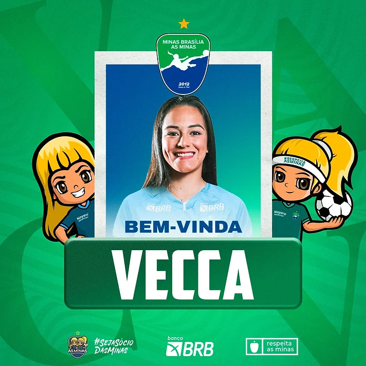 Será compañera de jugadora formada en la U: Yaki Vecca es presentada como nueva refuerzo de club brasileño