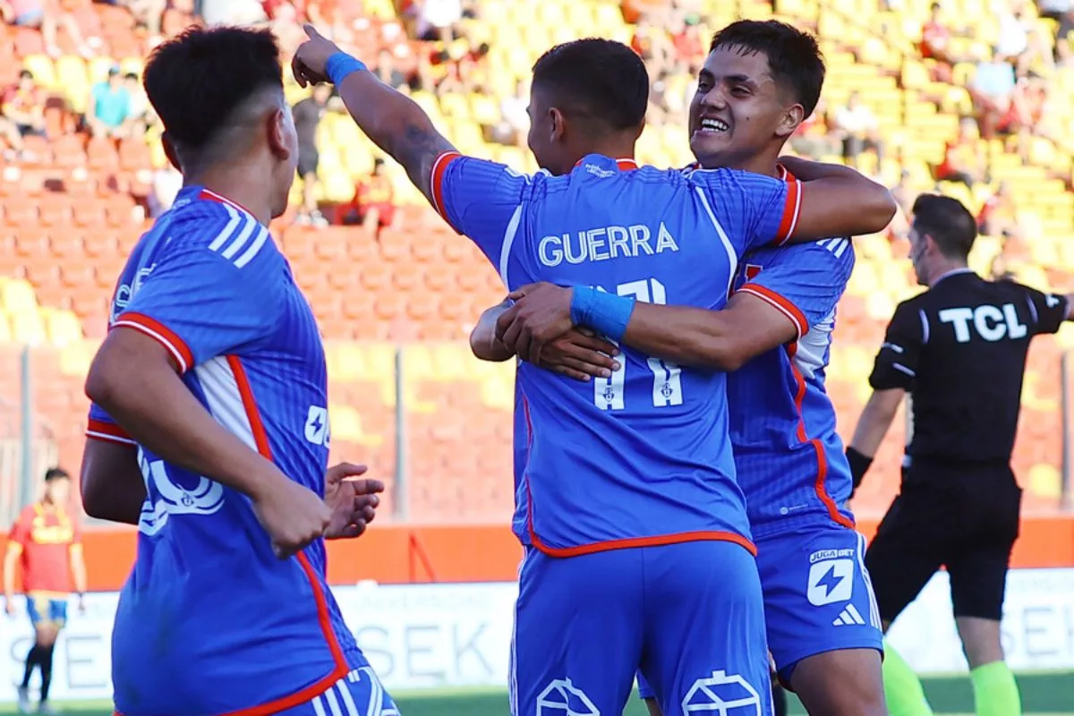 VIDEO | La primera que tocó: Nicolás Guerra entró por el lesionado Cristián Palacios y convirtió el tercer gol de la U ante Unión Española