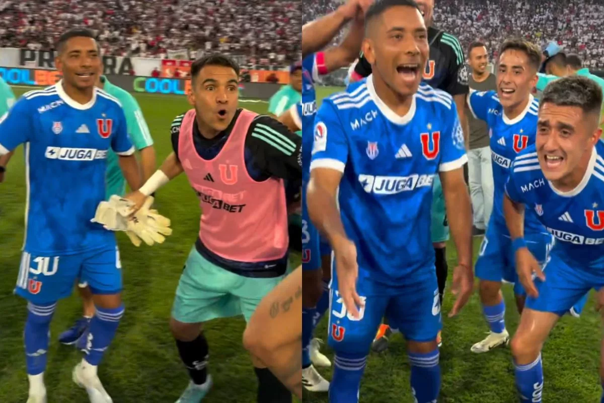 "Un minuto de silencio...": Así celebró Universidad de Chile en la cancha del Monumental