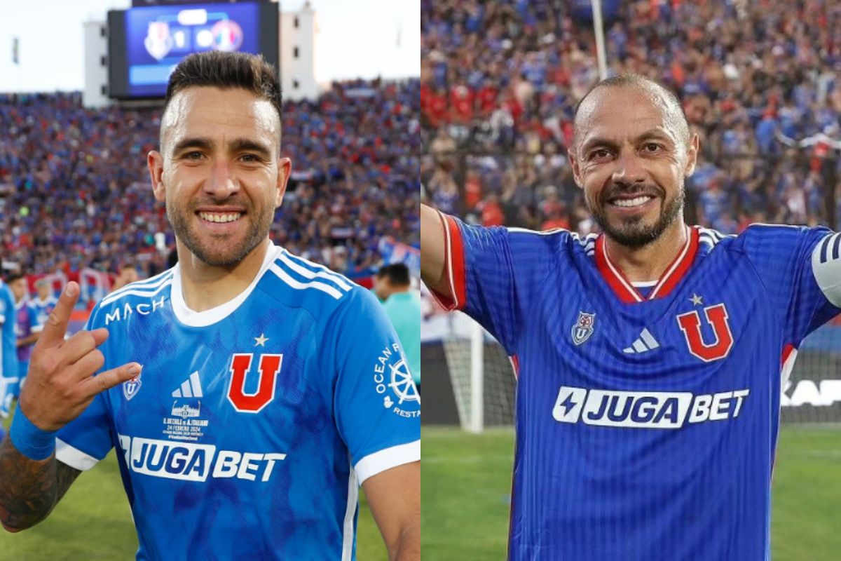 Marcelo Díaz y Matías Zaldivia Universidad de Chile Créditos de la foto Agencia Aton y TNT Sports