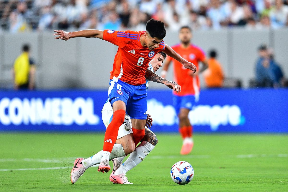 Darío Osorio en acopa América.