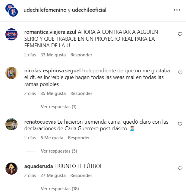 "Dos años haciendo experimentos": hinchas de la U cuestionan a dirigencia tras renuncia de técnico del equipo Femenino