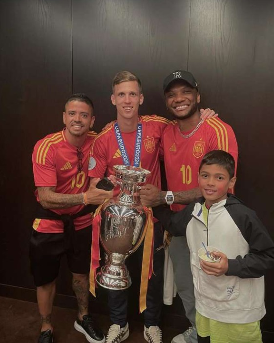 ¿Por qué Junior Fernandes fue parte de la celebración de España por la Eurocopa?