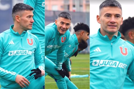 VIDEO | Revelan los primeros registros de los entrenamientos de Charles Aránguiz en la U