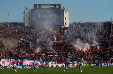 Barra de la U en el Superclasico 196.