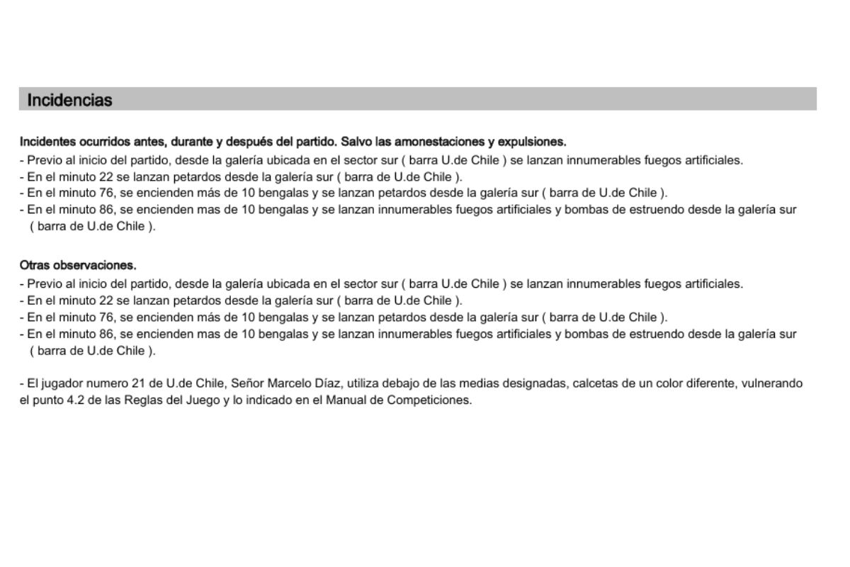 ¿En problemas? Por estas dos razones el Tribunal de Disciplina llamará a declarar a la U la próxima semana