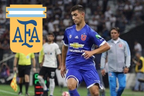 Debutó con la U a los 17 años, jugó Copa Sudamericana y hoy sorprende tras ser convocado en Argentina ante ausencia de Lionel Messi