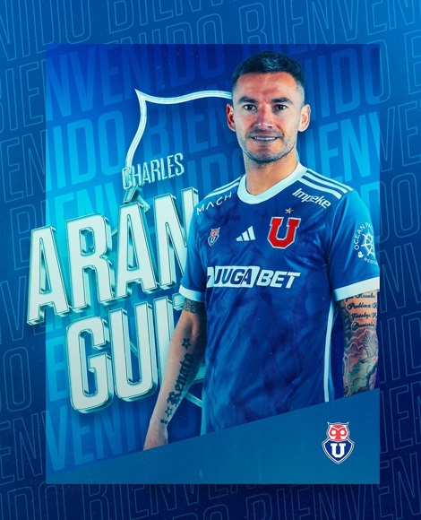 Es oficial: Universidad de Chile presenta a Charles Aránguiz como su flamante refuerzo