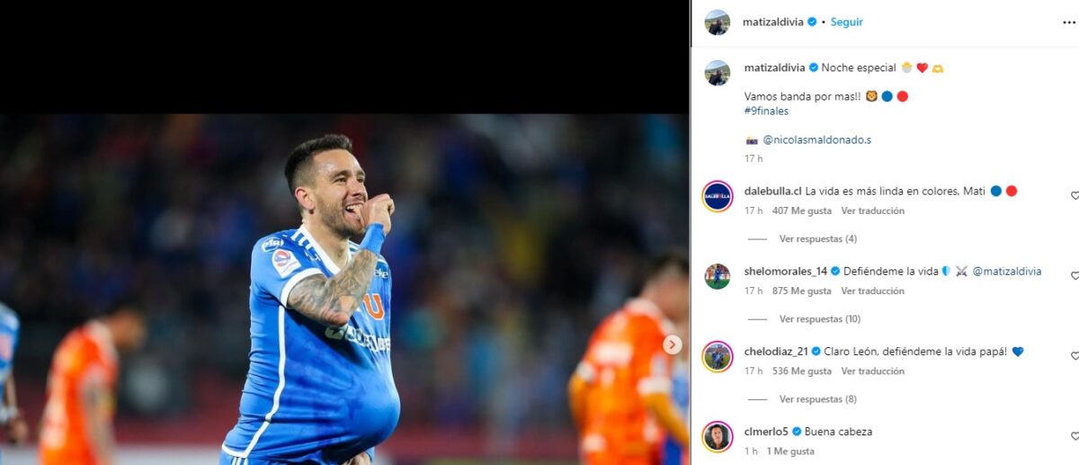 "Defiéndeme la vida": el enérgico mensaje de Matías Zaldivia en redes sociales al que se sumaron sus compañeros de la U