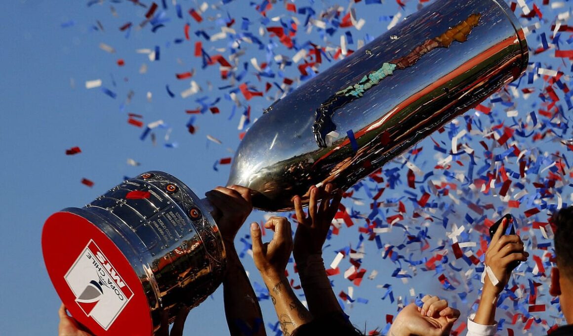 Trofeo de la Copa Chile.