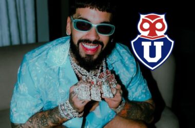 "¿Fanático azul? El curioso de Anuel AA a la Universidad de Chile"