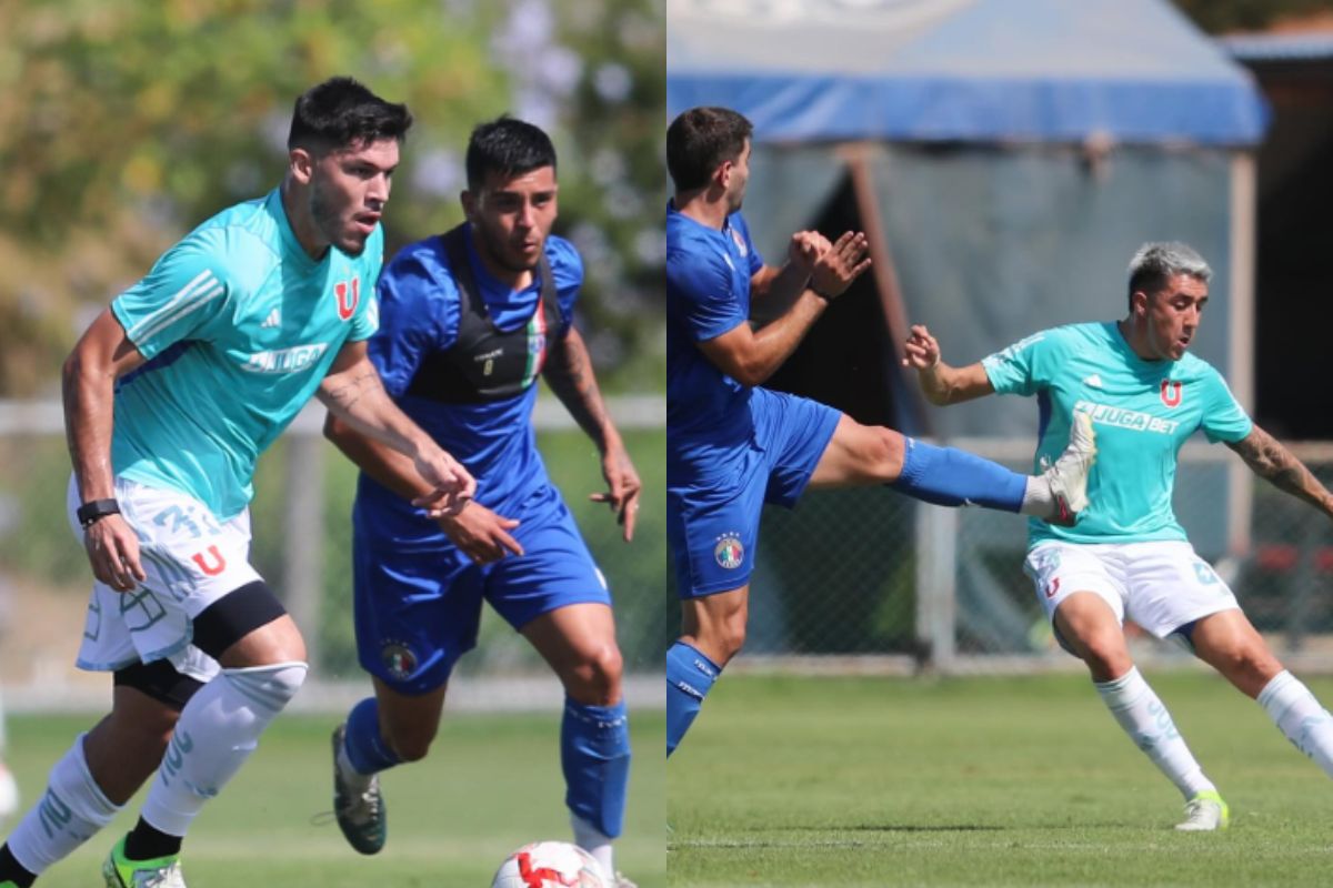 Probando fórmulas: las formaciones de la U en el duelo amistoso ante Audax Italiano