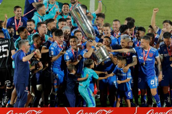 Universidad de Chile campeón de la Copa Chile.