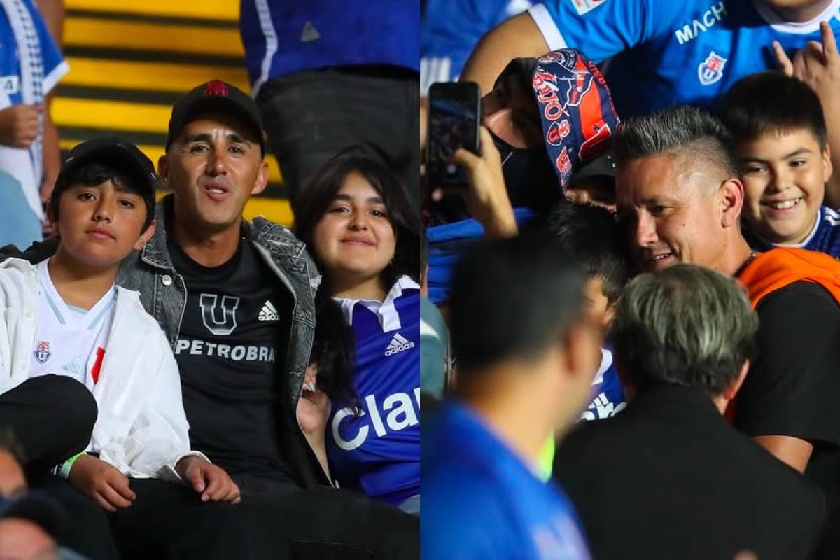 Uno homenajeado y dos como hinchas: Los campeones de la Sudamericana que alentaron a la U en Concepción