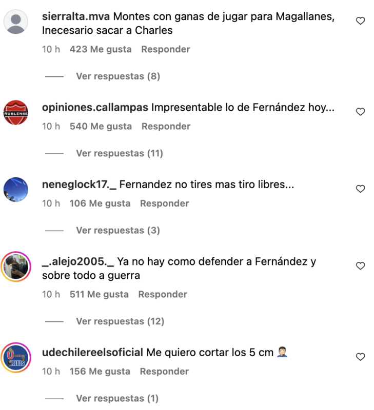 "Impresentable": hinchas de la U estallan por el bajo rendimiento de este jugador en derrota ante Magallanes