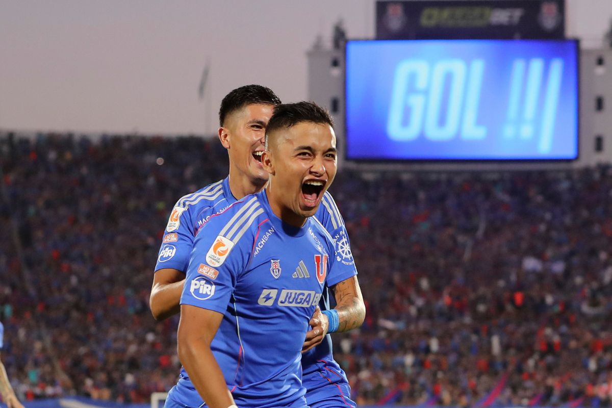 El golazo de Nicolás Guerra para abrir la cuenta en el partido de la U ante Unión La Calera