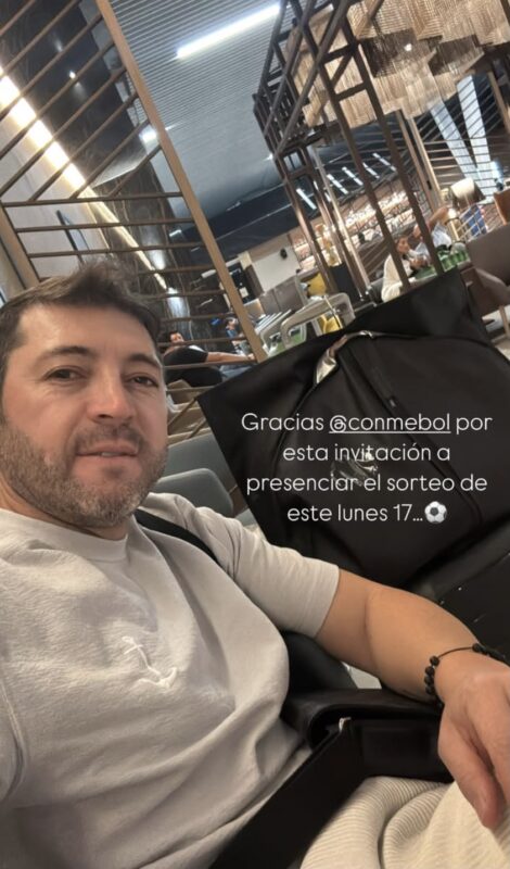 Ex capitán azul es invitado por la Conmebol al sorteo de grupos en el regreso de la U a la Libetadores