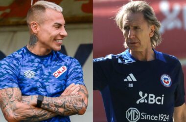 Eduardo Vargas y Ricardo Gareca