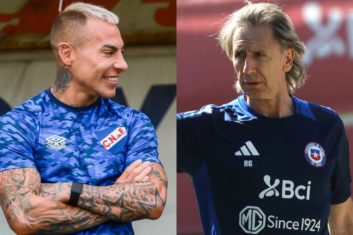 Eduardo Vargas y Ricardo Gareca