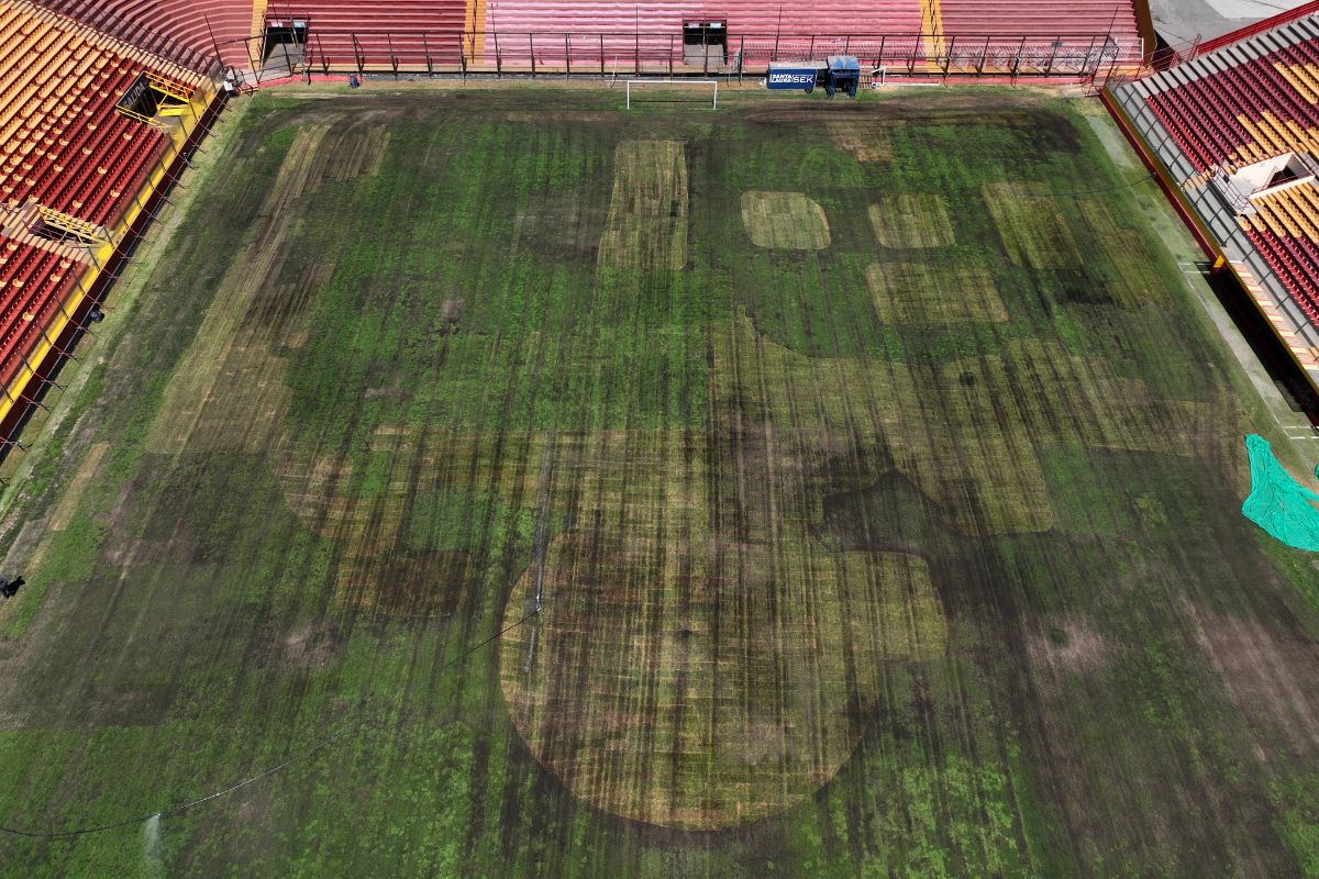 FOTOS | Filtran inéditos registros del estado del Estadio Santa Laura tras suspensión del partido con la U