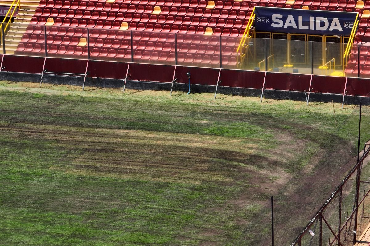 FOTOS | Filtran inéditos registros del estado del Estadio Santa Laura tras suspensión del partido con la U